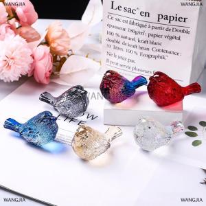 [COD] WANGJIA Bird Figurines Bird Gifts For Bird Lovers Women Glass Animal Figurine Collectible For Home Shelf Decor