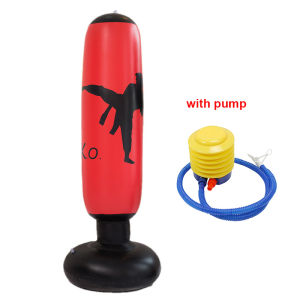 【Ready Stock】1.6M Inflatable Boxing Bag Tumbler PVC Punching Bag Boxing Bag Glove Fitness Martial Art Kung Fu Adult Sandbag