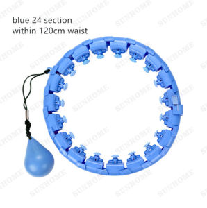 New Slimming Hula Hoop (Weighted Hula Hoop-24 knots (132CM) adjustable) / Exercise Equipment / Weight Loss Equipment  2021 Smart Hula Hoop Weighted Hula Hoop-24 knots (132CM) adjustable-Home Sports Equiment-Slimming Fitness