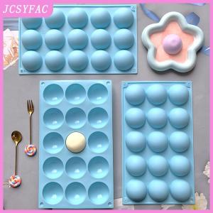 JCSYFAC  3D Ball Round Half Sphere Silicone Mold For DIY Baking Pudding Mousse Chocolate Eco-Friendly Cake Mold Kitchen Accessories Tools