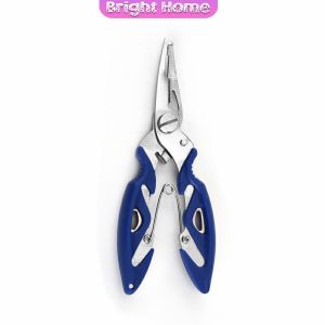 คีมคีบปากปลา น้ำหนักเบาใช้งานง่าย คีมตกปลาอเนกประสงค์พกพาสะดวก Stainless Steel Fishing Pliers