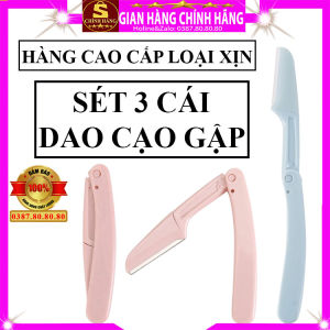 BỘ 3 DAO cạo chân mày xịn dao cạo lông mày thay đổi lưỡi dao cạo lông mày hàn quốc cao cấp chính hãng Sidumi dao cạo lông vùng kín dao cạo lông chân dao cạo lông tay dao cạo lông mặt dao cạo lông nách body cho nữ và nam - Shopping vip