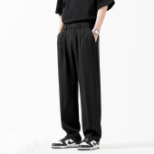 NEW WESTERN High-quality fashionable casual suit trousers loose slacks pants for men formal black slacks for men
