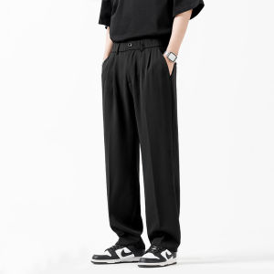 NEW WESTERN High-quality fashionable casual suit trousers loose slacks pants for men formal black slacks for men