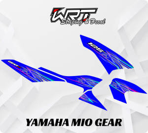 Striping Mio Gear-Stiker Decal Mio Gear Racing Rainbow
