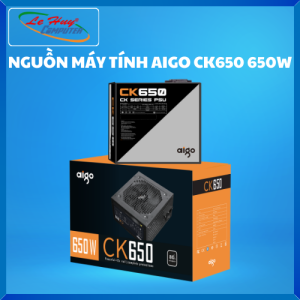 Nguồn Máy Tính AIGO CK650 650W/ DK750 750W Non Modular - Hàng Chính Hãng