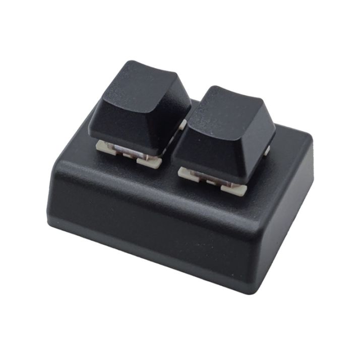 Custom Programming Macro Mini Keyboard 2 Keys Macropad Copy Paste RGB ...
