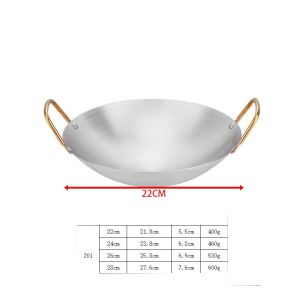 Wajan Penggorengan / Kuali Anti Karat Full Stainless Steel