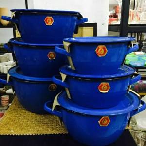 ชุดหม้อเคลือบ ขนาด 18 20 22 24 ซม. 4ชุด 4ขนาด ชุดหม้อเคลือบ (ชุดเดียวครบ)