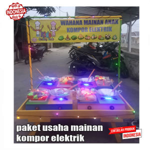 Paket usaha wahana Mainan kompor elektrik dan masakan anak-anak