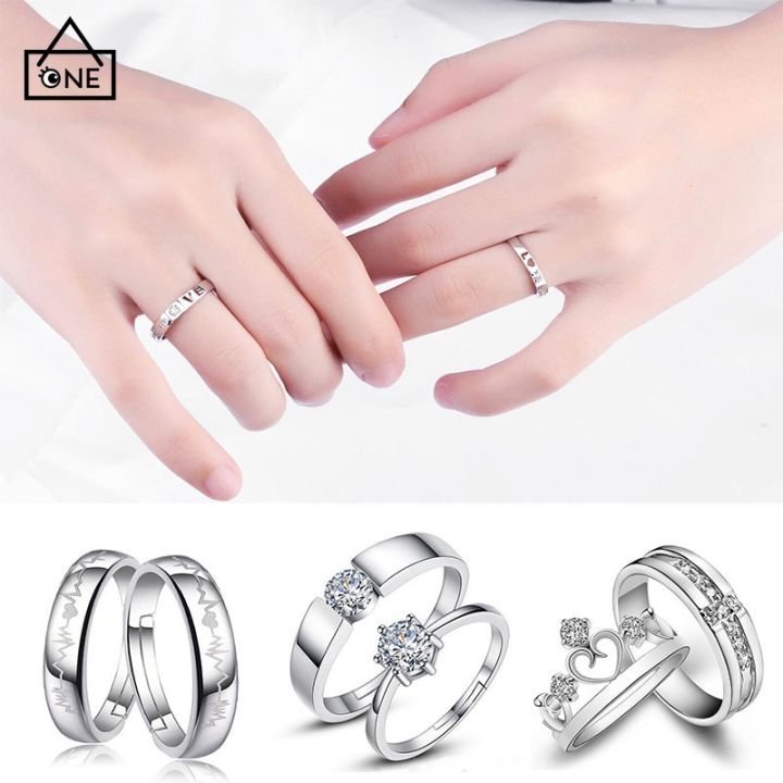 Lazada hot sale couple ring