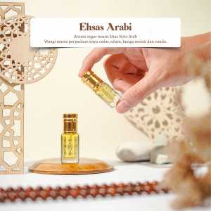 Parfum Arabian EHSAS ARABI non alkohol  Original Impor Makkah