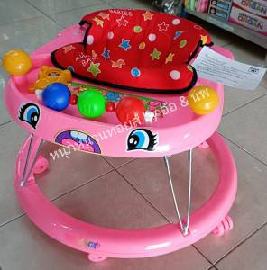 รถวงกลม รถพยุงหัดเดิน Baby Champ พลาสติก เกรด  A รุ่น BW#101/รุ่น BW#102(เก้าอี้พนักพิงสูง)