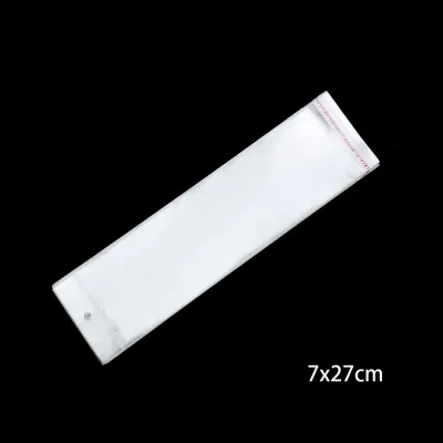 100pcs Self Adhesive OPP Clear Plastic Packing Bag [Many Size]
