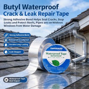Butyl Rubber Waterproof Tape Leak Repair Tape Strong Adhesive Crack Seal Tape Roof Waterproof Tape Wall Pipe Surface Sealant