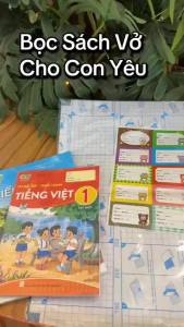 (20-30) tờ bọc decan vở  sách [Tặng kèm nhãn vở ]  Kích thước hai loại (280mm-380mm) và (300mmx430mm)