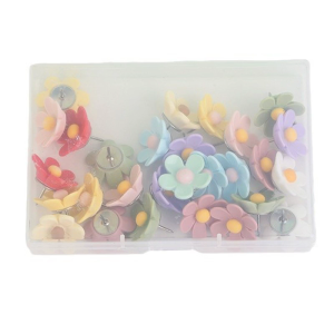 20/30 cái cài đầu bông hoa ghim tài liệu bảng thông báo đinh bấm ghim tài liệu hình nút chai pins cho văn phòng bảng thông báo hiển thị hình ảnh ghi chú