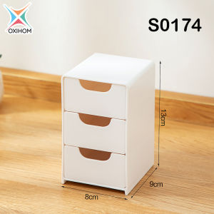 Oxihom S0174 Laci Susun Plastik Lemari Plastik Drawer Storage Cabinet