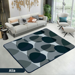 Vallery Quincy - Karpet Malaysia 150x190 - Motif Abstrak / Bunga / Geometri / Minimalis