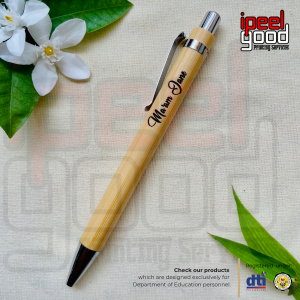 Peronalized Bamboo Pen - Laser-Engraved