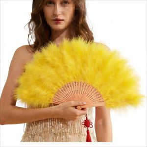 xpkQ Happy Feather Handheld Marabou Feather Fan 1920s Vintage Style Flapper Hand Fan for Costume Party and Dancing-White 9N5Q1