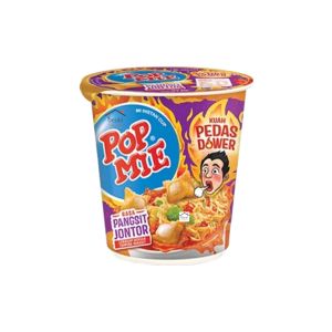 Pop Mie Pangsit Jontor Mie Kuah Instan Pedas dalam Cup
