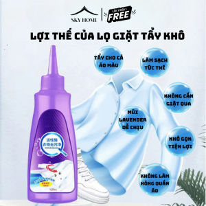 Nước Tẩy Trắng Quần Áo Mùi Hương Lavender Nước Tẩy Khô Quần Áo Không Cần Giặt MEHOM - TQA01