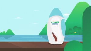 Flonase Sensimist Allergy Relief Nasal Spray for Non-Drowsy 24-Hour Multi-Symptom Allergy Relief – 60 Sprays