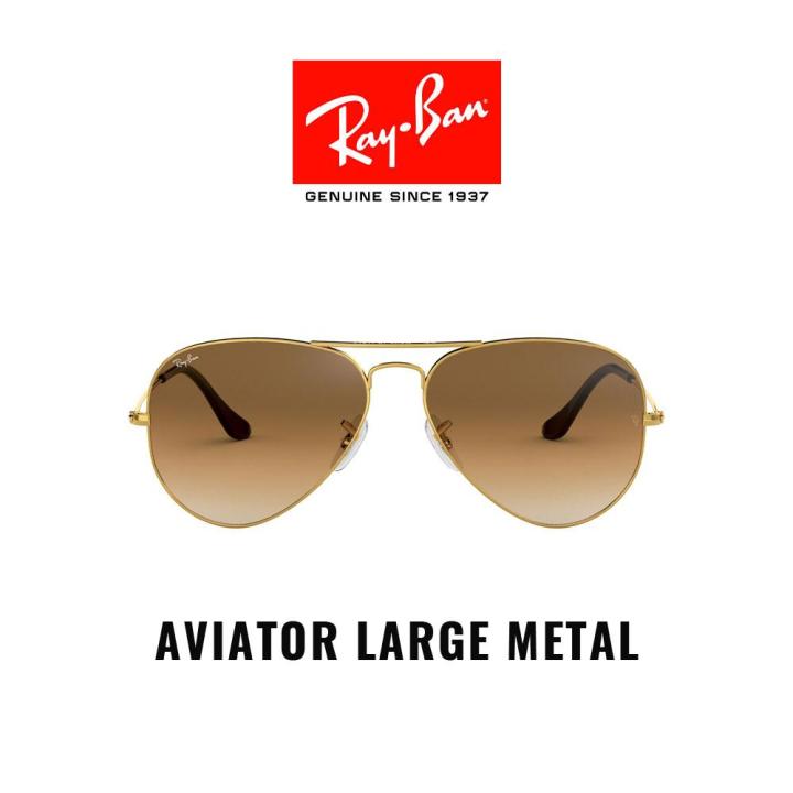 Ray-Ban Aviator Large Metal RB3025 001/51 Sunglasses Brown - Main Image