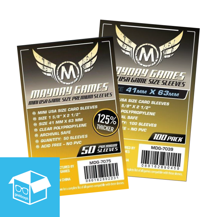 Sleeve Kings Mini USA Card Sleeves 41x63mm, 110 Pack, Clear Glossy (SKS-8801) Sleeve Kings Mini USA Card Sleeves 41x63mm, 110 Pack, Clear Glossy (SKS-8801)