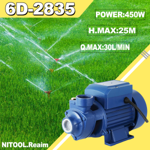 Peripheral Water Pump 450W Self-Priming Water Pump 0.6HP Home Water Booster Pump Non-Auto Pam Air Irrigation And Drainage