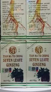 Ready stock ? ? SEVEN LEAVE Ginseng 48 capsules    Expiration Date: 2030 Tian Ma Tu Chung Seven Leave 48 capsules    Expiration Date: 2030