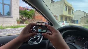Blind Spot Mirror for Car 2 Pack Adjustable Convex Wide-Angle Blindspot Mirrors 360 °   Rotatable Small Stick-On Blind Side Mirror for Cars SUVs & Trucks