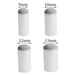 20pcs Slip-on Pool Cue Tips Plastic Snooker Cue Ferrule Billiard Cue Tip 11MM/13MM