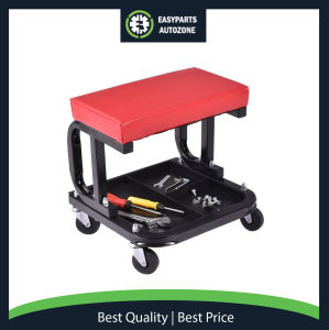 Autozone Creeper Garage Workshop Seat Padded Mechanic Stool with Tool Tray