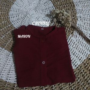 KEMEJA BALON BAHAN CRINKLE LEMBUTUKURAN S/M/L/XL/XXL/XXXL