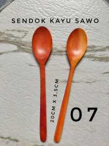 sendok makan kayu sawo sendok korea murah