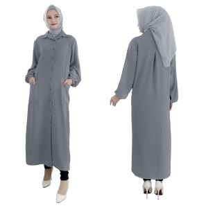 TUNIK SYAHIRA Atasan Long Tunik Polos Wanita Lengan Panjang Polos Crinkle All Size XL