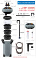 Aquatic SOBO Canister External Filter with UV SF-650F/SF-850F/1000F/1200F/1500F（松宝鱼缸外置过滤桶）. 