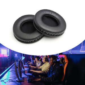Round 45-110mm Earphone Cover Replacement Sponge Earpads Universal Ear Pads Protein Leather Earmuffs Earbud Cushion
