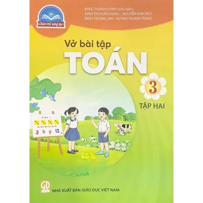 Sách - Vở bài tập Toán 3 tập 2 - Chân Trời Sáng Tạo - Bán kèm bút chì 2B và báo sách