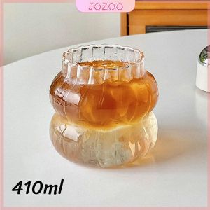 Jozoo 530ml 650ml Drinking Cups Heat-resistantn Coffee Milk Tea Cup 410ml Creative Clear Vintage Fluted