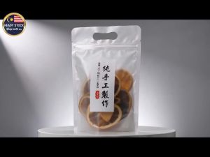 Frosted Matte Transparent Clear Seal Stand Up Ziplock Pouch Food Zipper Bag Beg Zip Berdiri 自立拉链包装袋
