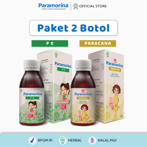 Paramorina Madu Pickyeater & Paracana - PAKET HEMAT 2 BOTOL - Membantu Menambah Nafsu Makan dan Mengatasi Cacingan - 100 ML