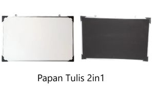 NEW White board Ukuran 40 x 60 CM Papan Tulis ( Bahan Tebal )