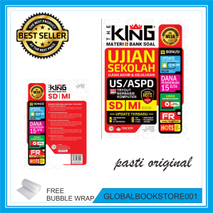 BUKU UJIAN SEKOLAH  UJIAN AKHIR SD-MI 2025 THE KING MATERI BANK SOAL UJIAN SEKOLAH  US/ASPD SD-MI 2025