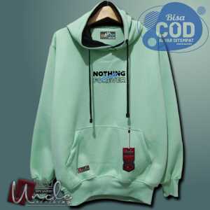 Hoodie Bertudung Uncle.Clothing Warna Mint Bahan Cotton Flecee Size M L XL XXL Bisa COD