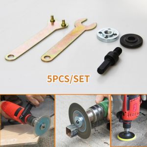5PCS Electric Drill Converter Adapter Angle Grinder Connecting Rod Angle Grinder Accessories