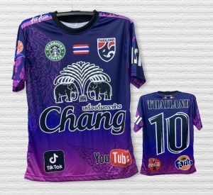 เสื้อกีฬา ผ้าไมโคร พิมพ์ลายทั้งตัว ผลิตในไทย ผ้านุ่มใส่สบาย ทรงสวยใส่ได้ทั้งชายหญิง สักเครื่องได้ ไม่ต้องรีด