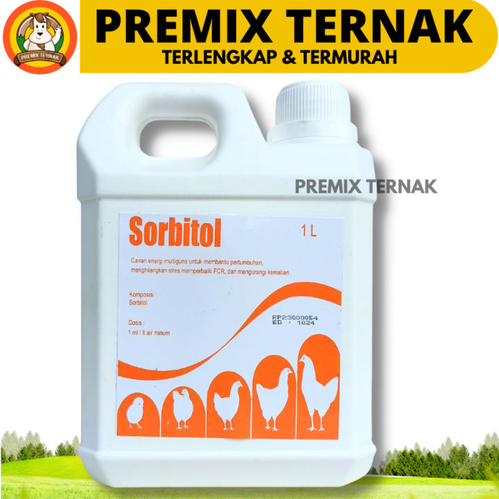 SORBITOL AYAM 1 LITER - Suplemen Penambah Energi dan Stamina Ayam - Agrinusa